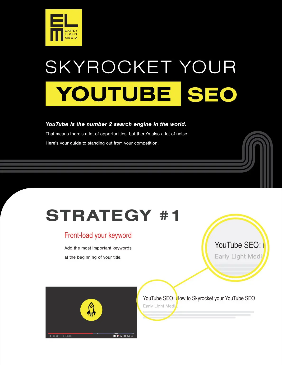 Infographic] 9 YouTube SEO Tips to Sky-Rocket Your Video Engagement in 2020  | Early Light Media