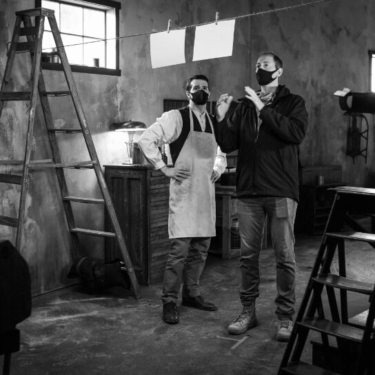 Darren Directing an actor Darren Directing an actor