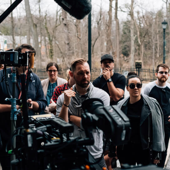 david-directing-outdoor